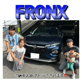 フロンクス☆ご納車おめでとうございます！